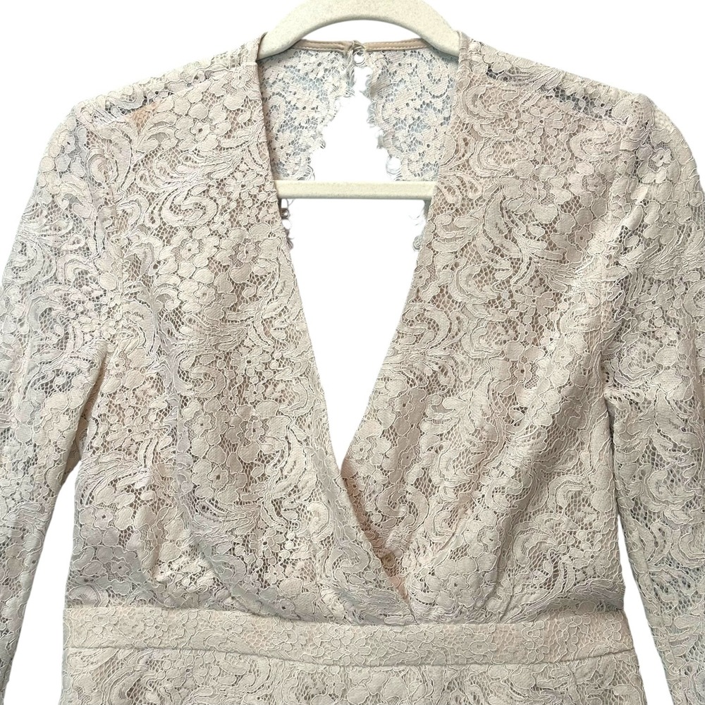 Revolve Jetset Diaries M Voyage Romper Lace Long Sleeve Open Back J12161021 NWT - Picture 7 of 15